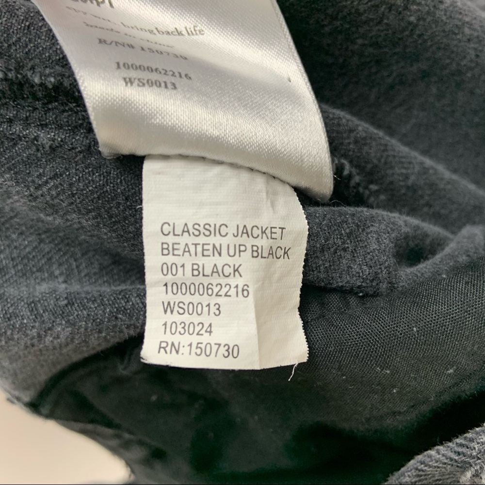 Ksubi Denim Classic Beaten Up Black Jacket Medium - Picture 13 of 14
